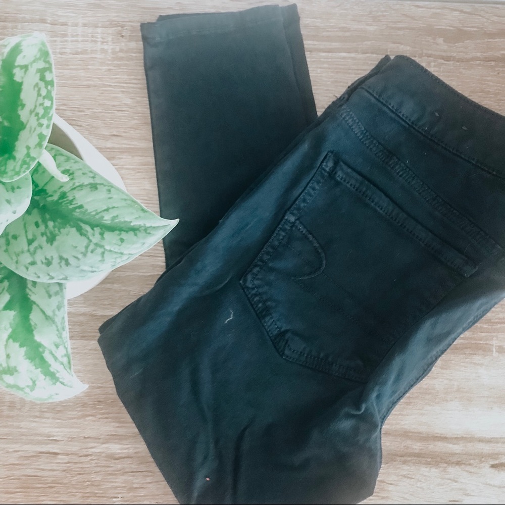 AEO Super Stretch Dark Blue Jeggings Size 8